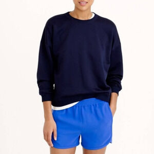 J.Crew Draped Terry Thick Pullover Sweatshirt